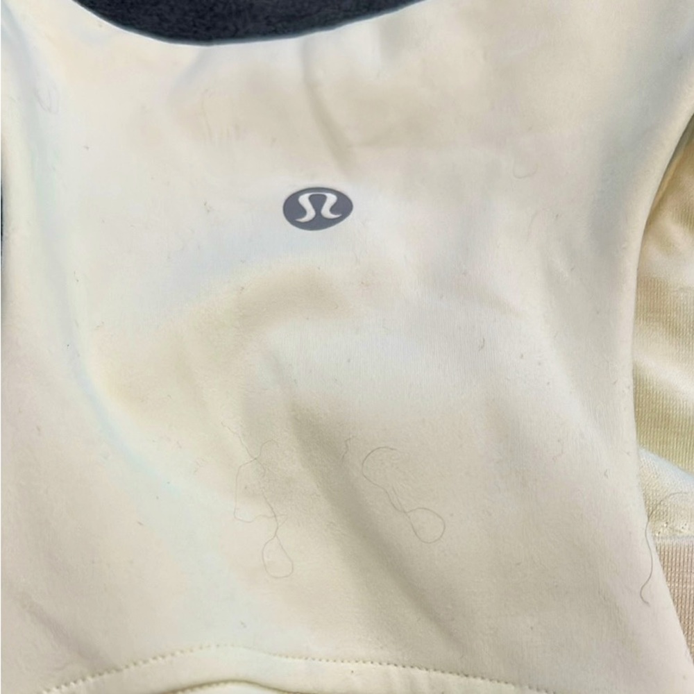 lululemon athletica Cream Crop Top